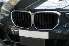 Ніздрі M-Look (2019-2022, чорний глянець з хром окантовкою) BMW X5 G05 2019-2026 рр.