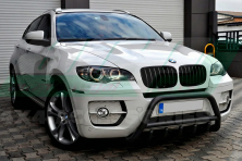 Кенгурятник WT003 Black (нерж) BMW X5 E70 2007-2013 рр.