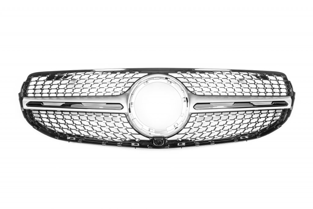 Передня решітка Diamond Silver (для Base 2019-2022) для Mercedes GLC X253 рр