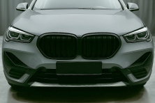Ніздрі M-Look (2020-2022, чорний матовий) BMW X1 F48 2015-2022 рр.