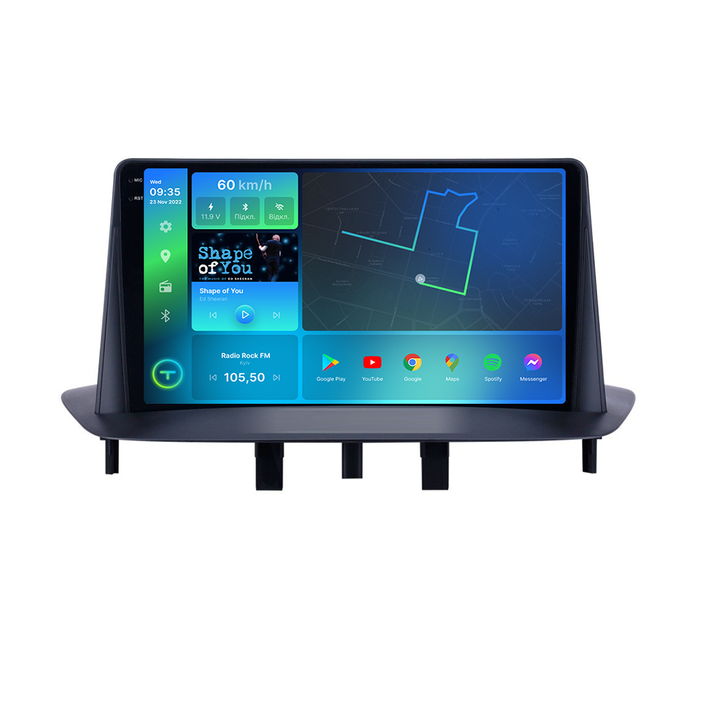 Штатна магнітола Torssen 2K Renault Megane 3 08-15 F9232 4G Carplay DSP