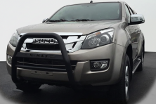 Передній захист QT008 Black (нерж.) Isuzu D-Max 2011-2019 рр.