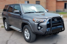 Кенгурятник F1-50 Black (2014-2024, нерж) Toyota 4Runner 2009-2024 рр.