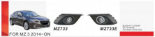 Противотуманки (2 шт, галогенні) Mazda 3 2013-2019 рр.