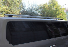 Рейлінги OmsaLine Sport (2 шт, сірі) довга база Ford Transit 2014- рр.