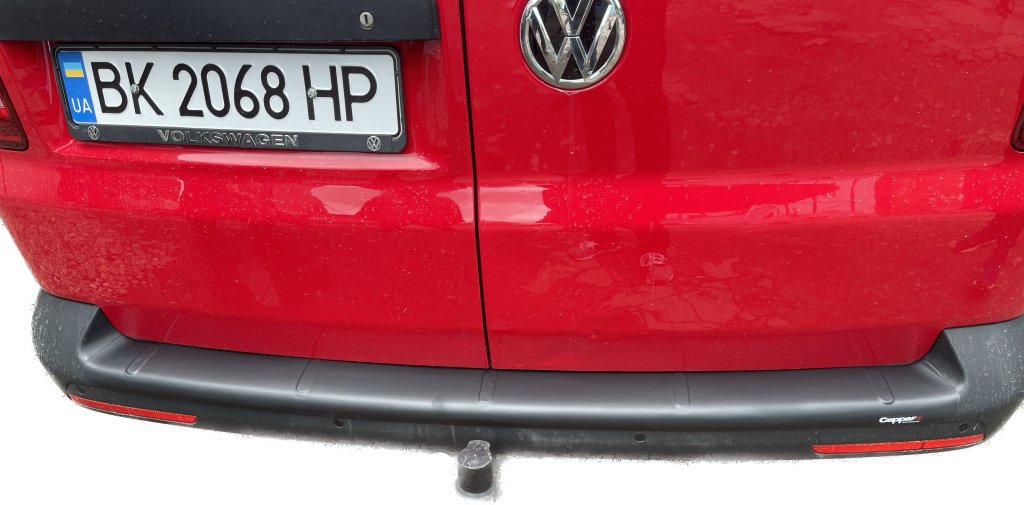 Накладка на задній бампер EuroCap (ABS) для Volkswagen T5 Multivan 2003-2010 рр