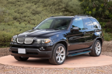 Бокові пороги Maya Blue (2 шт, алюм.) BMW X5 E53 1999-2006 рр.