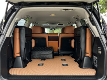 Килимок багажника 2 шт (EVA, 7 місць, цегляний) Lexus LX570/450d 2008-2022 рр.