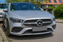 Передня решітка Diamond Silver (для 2019-2022) для Mercedes CLA C118 2019- рр