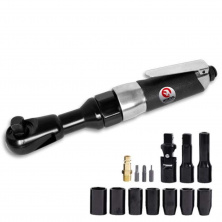 Гайковерт угловой в кейсе + набор головок 1/2