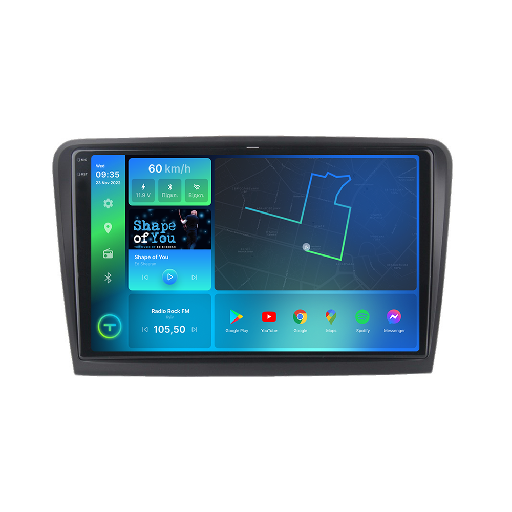 Штатна магнітола Torssen 2K DTS Skoda Superb 16+ F10432 4G Carplay DSP