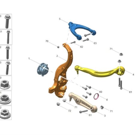 Важіль передній L прямий Zeekr 001