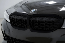 Ніздрі Diamond Black (2018-2022, чорна окантовка) Без місця під камеру BMW 3 серія G20/G21 2018- рр.