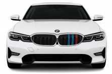 Ніздрі M-Look V2 (2018-2022, M-Color з хром окантовкою) BMW 3 серія G20/G21 2018- рр.