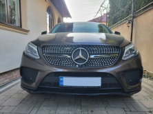 Тюнінг решітка радіатора (Diamond Silver) Без камери для Mercedes GLE coupe C292 2015-2019 рр