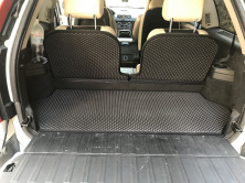 Килимок багажника з 3 частин (EVA, чорний) Volvo XC90 2002-2014 рр.