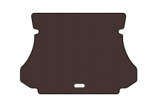 Гумовий килимок в багажник Carsuit (Коричневий) Hyundai Santa Fe 1 2000-2006 рр.