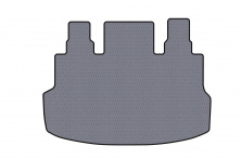 Гумовий килимок в багажник Carsuit (1+1,5/9-ти місний, сірий) Hyundai Staria 2021- рр.