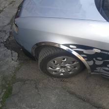Накладки на арки (4 шт, нерж) Audi A6 C5 1997-2001 гг.