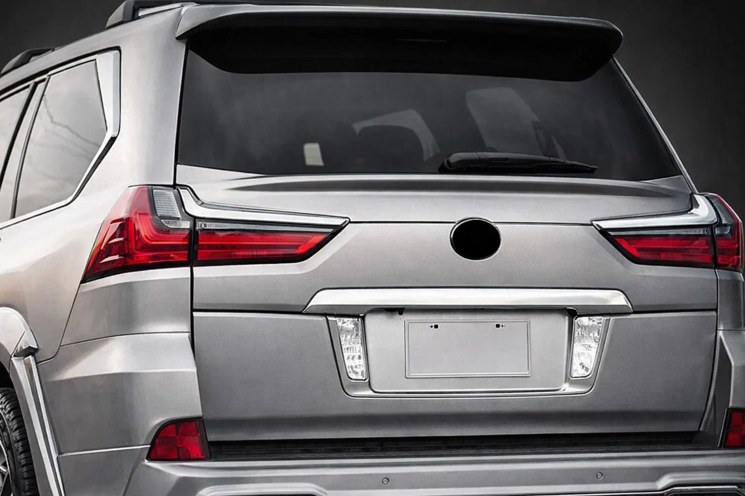 Спойлер нижній V1 (2016-2023) Білий колір для Lexus LX570/450d рр