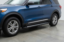 Бокові пороги Vision New Black (2 шт., Алюміній) Ford Explorer 2019- рр.