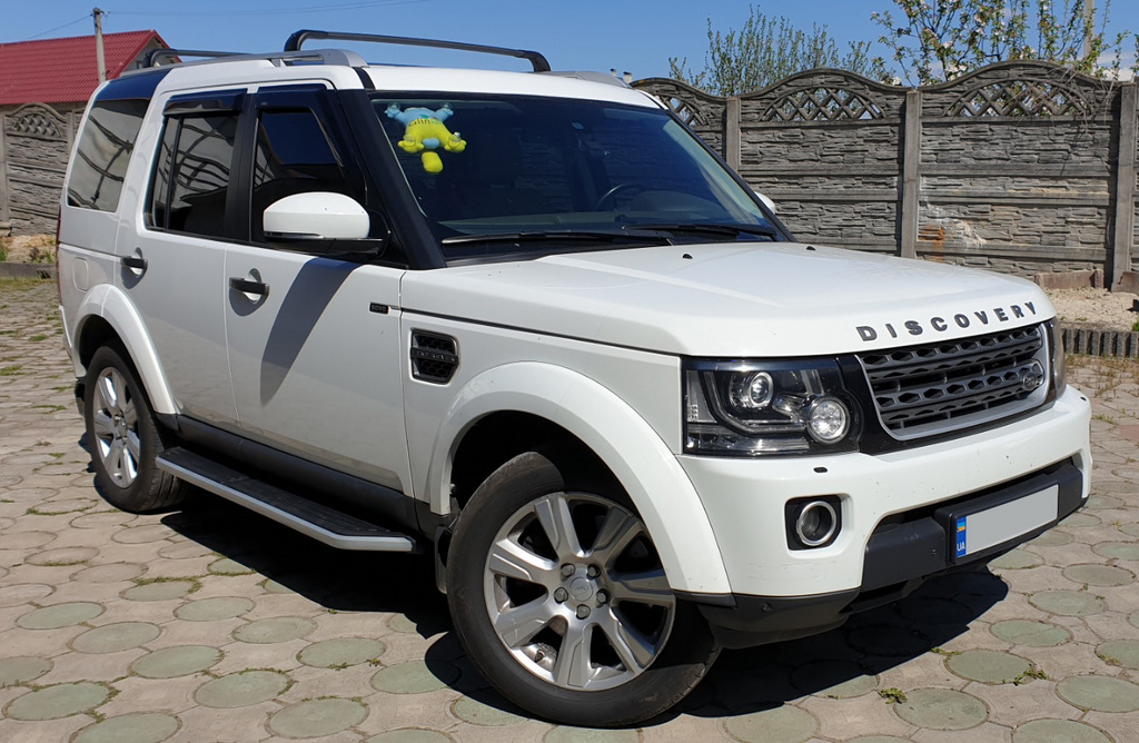 Бокові пороги Оригінал (2 шт., Алюміній) для Land Rover Discovery IV 2009-2017 рр