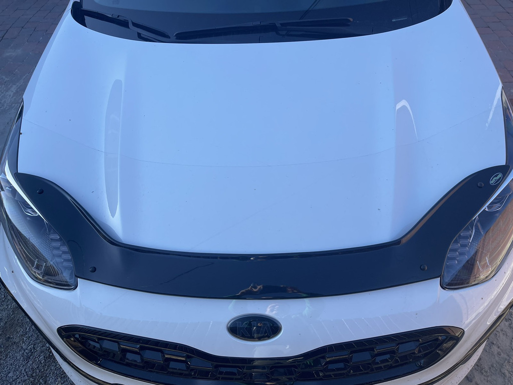 Дефлектор капоту (EuroCap) для Kia Sportage 2015-2021 рр