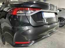 Спойлер LIP (Sunplex, чорний) (117,9см *5,5см) Toyota Corolla 2019- рр.