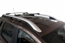 Перемички на рейлінг під ключ Wingbar V1 (2 шт) Сірі Renault Duster 2018-2024 рр.