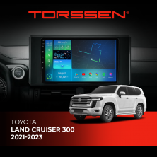 Штатная магнитола Torssen Toyota Land Cruiser 300 2021-2023 F108256 4G Carplay DSP