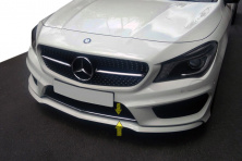 Накладка на решітку бампера (нерж) Mercedes CLA C117 2013-2019 рр.