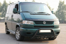 Кенгурятник WT004 Black (нерж) Volkswagen T4 Caravelle/Multivan 1990-2003 рр.