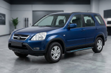 Бокові пороги Maya Blue (2 шт., Алюміній) Honda CRV 2001-2006 рр.