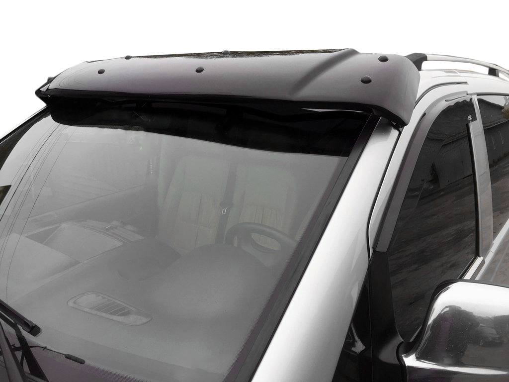 Козирьок на лобове скло (чорний глянець, 5мм) для Mercedes Vito W639 2004-2014 рр