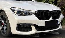 Ніздрі 1 Bar (2016-2019, чорний глянець) BMW 7 серія G11/G12 2015-2022 рр.