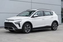 Бокові пороги Bosphore Black (2 шт., Алюміній) Hyundai Bayon 2021- рр.