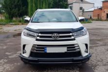 Кенгурятник ST-Special Black (нерж) Toyota Highlander 2013-2019 рр.