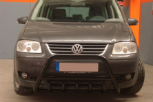Кенгурятник WT003 Black (нерж) Volkswagen Touran 2003-2010 рр.