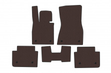 Гумові килимки Carsuit (Для i5 G60E, коричневий) BMW 5/i5 серія G60/G60E/G61 2023- рр.