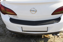 Накладка на задній бампер EuroCap (Sedan, ABS) для Opel Astra J 2009-2015 рр