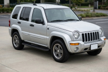 Бокові пороги Tayga Black (2 шт., Алюміній) Jeep Cherokee/Liberty 2002-2007 рр.