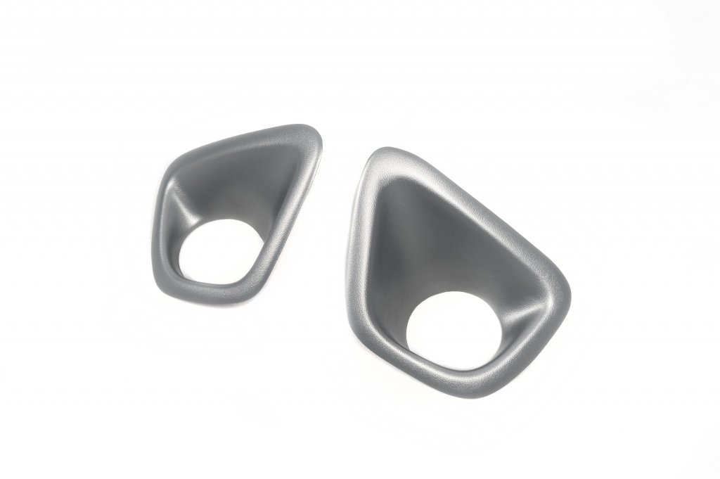 Накладки на противотуманки 2008-2013 (2 шт, ABS) для Renault Duster рр