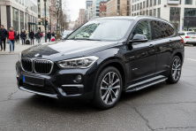 Бокові пороги Duru (2 шт., Алюміній) BMW X1 F48 2015-2022 рр.