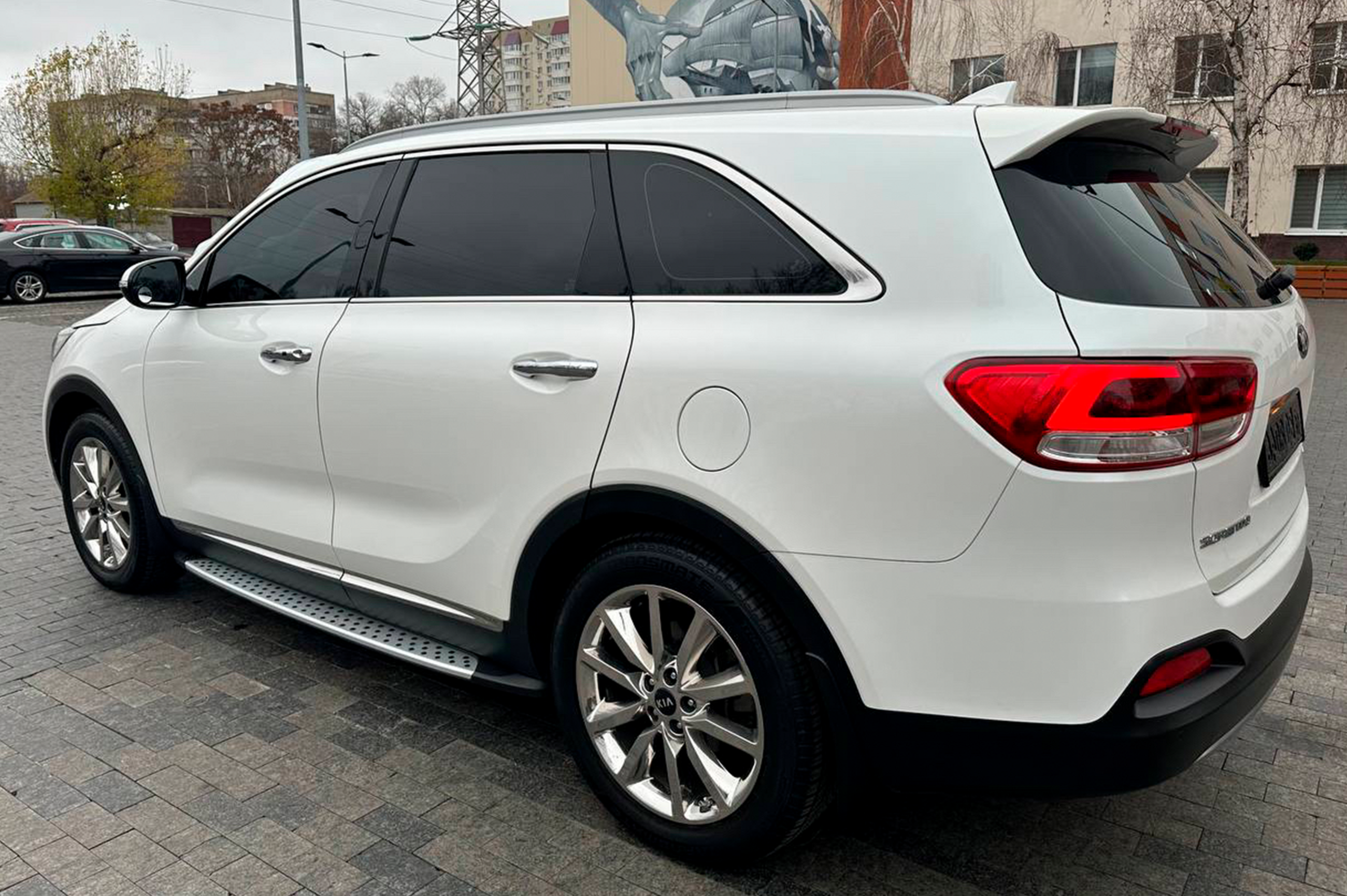 Бокові пороги BMW style (2 шт) для Kia Sorento III UM 2014-2020 рр