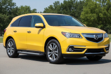 Бокові пороги Vision New Black (2 шт., Алюміній) Acura MDX 2013-2020 рр.