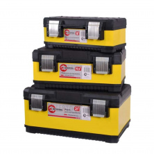 комплект ящиков для инструмента с металлическими замками, 3 ед.