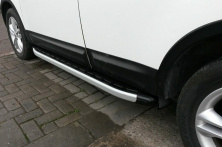 Бокові пороги Fullmond (2 шт., алюм.) Nissan Qashqai 2007-2010 рр.