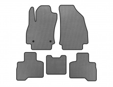Килимки EVA (Для Qubo 2008-2016, Сірий) Fiat Fiorino/Qubo 2008-2024 рр.