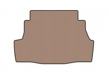 Гумовий килимок в багажник Carsuit (SD, бежевий) Nissan Almera B10 Classic 2006-2012 рр.
