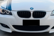 Ніздрі M-Look (чорний глянець з хром окантовкою) BMW 5 серія E60/E61 2003-2010 рр.